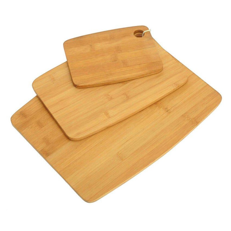 3 Piece Bamboo Rectangular Cutting Board Set