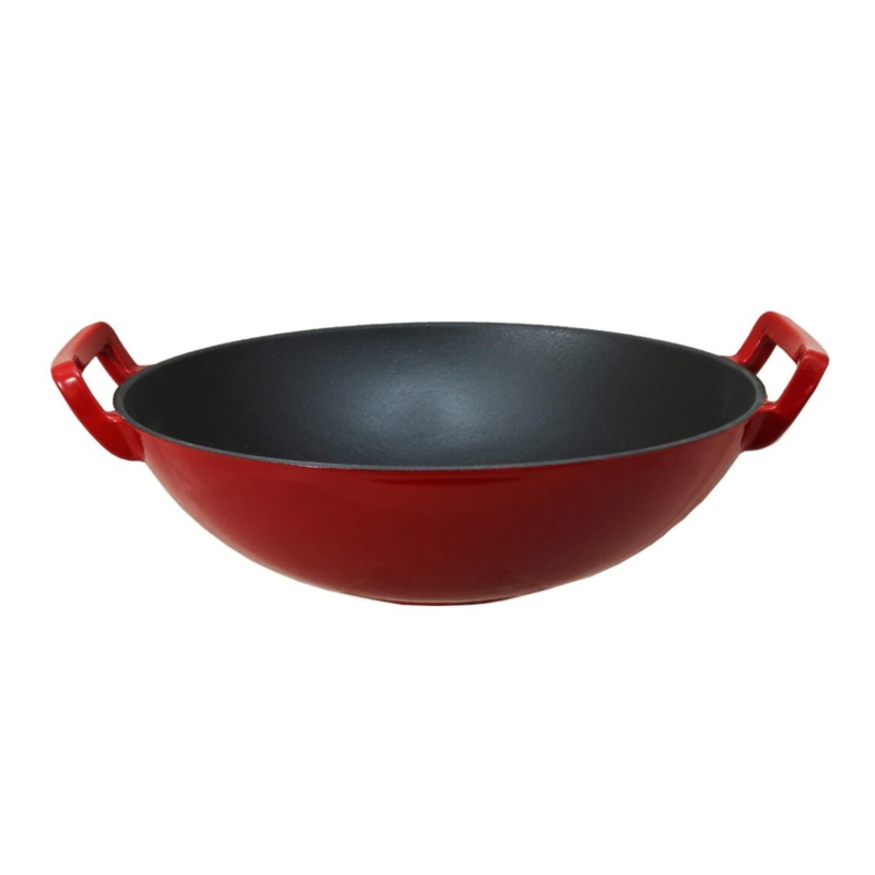 35Cm Cast Iron Wok