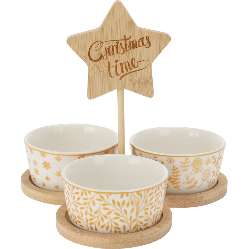 Christmas Snack Bowl Set