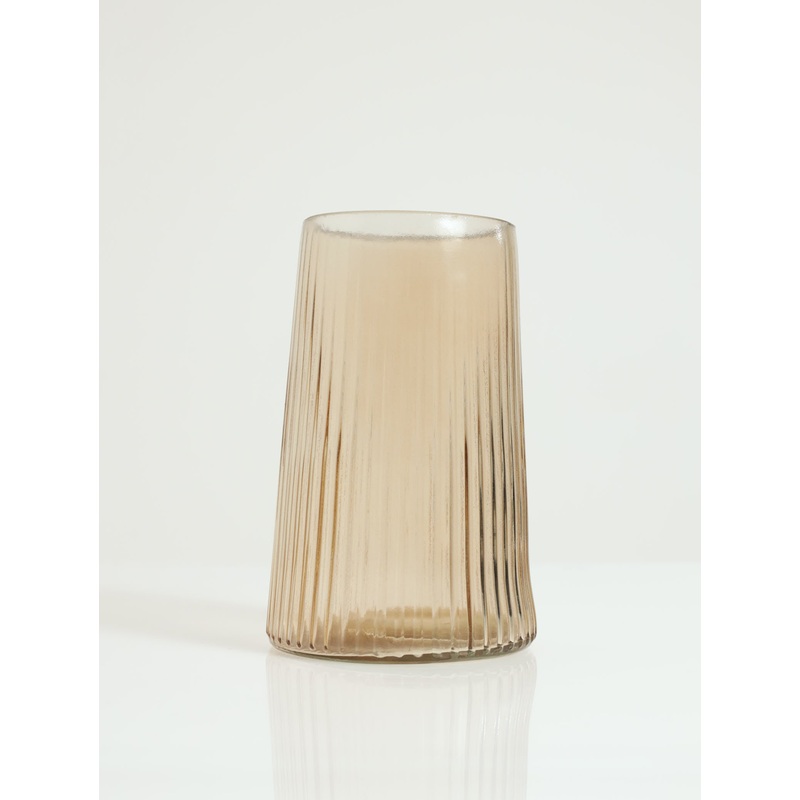 COLOURED GLASS VASE
