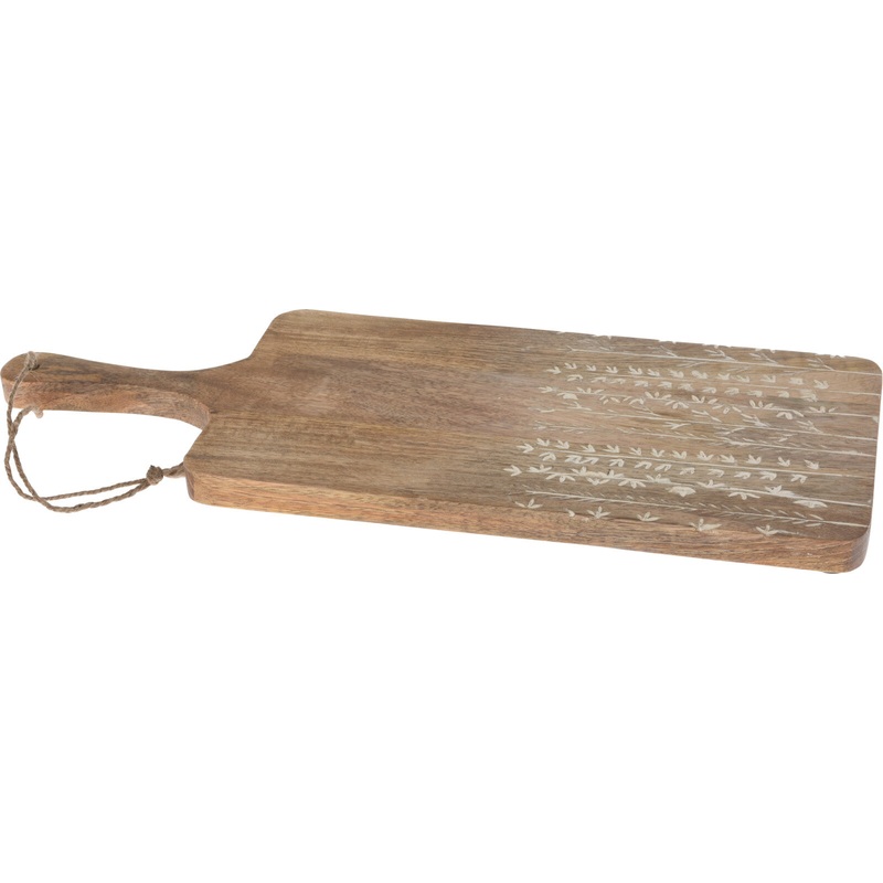 Cutting Board With Engraved Design 20X50Cm