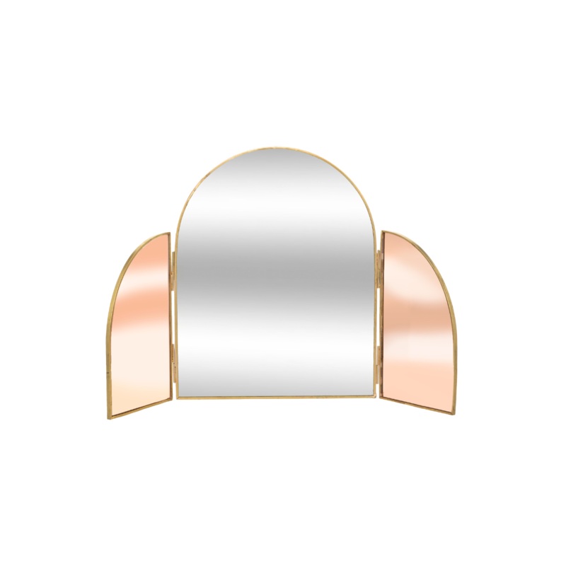 Brass Dressing Table Mirror