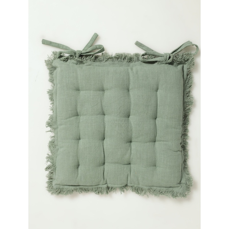 Chair Pad With Fringe