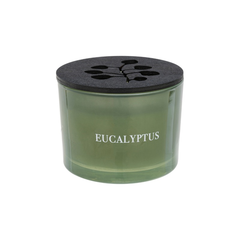 Cosy Eucalyptus Glass Candle