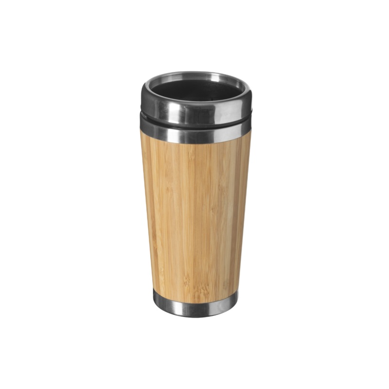 Double Wall Bamboo Travel Mug