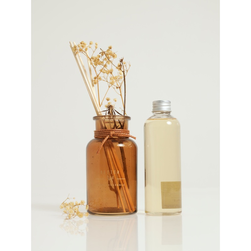 DRIED FLOWER GLASS DIFFUSER GIFT SET