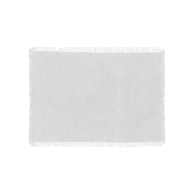 Frayed Cotton Placemats - Set Of 4