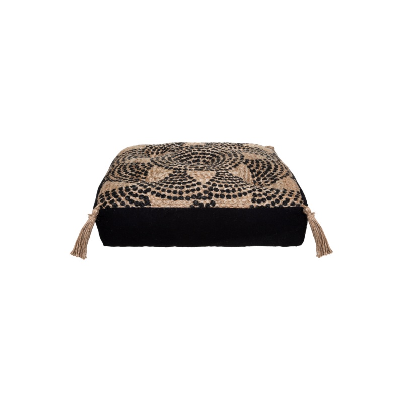 Mandala Jute Floor Cushion