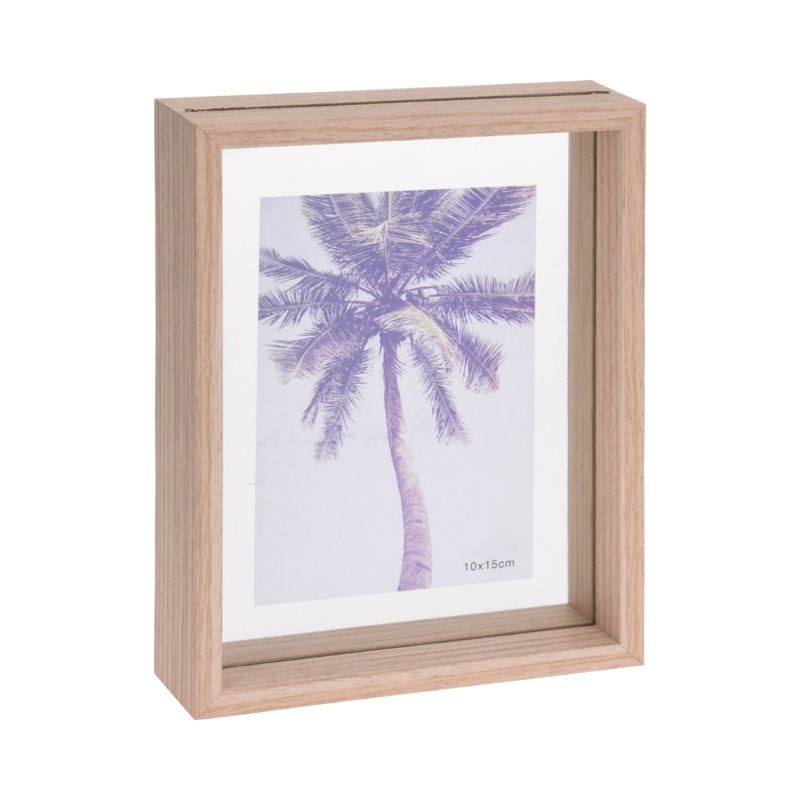 PHOTO FRAME DOUBLE GLASS 16X21X4CM