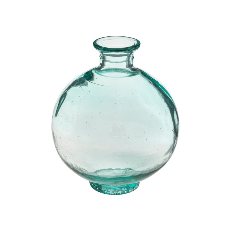 Recycled Clear Glass Vase
