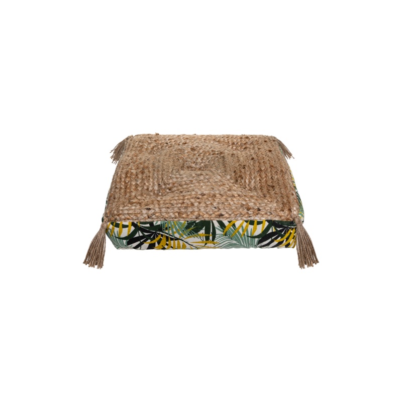 Tropical Jute Floor Cushion
