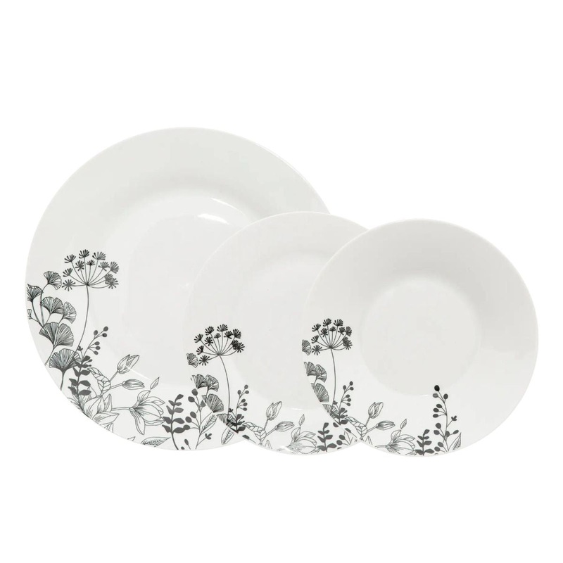 18 Piece Floral Dinner Set