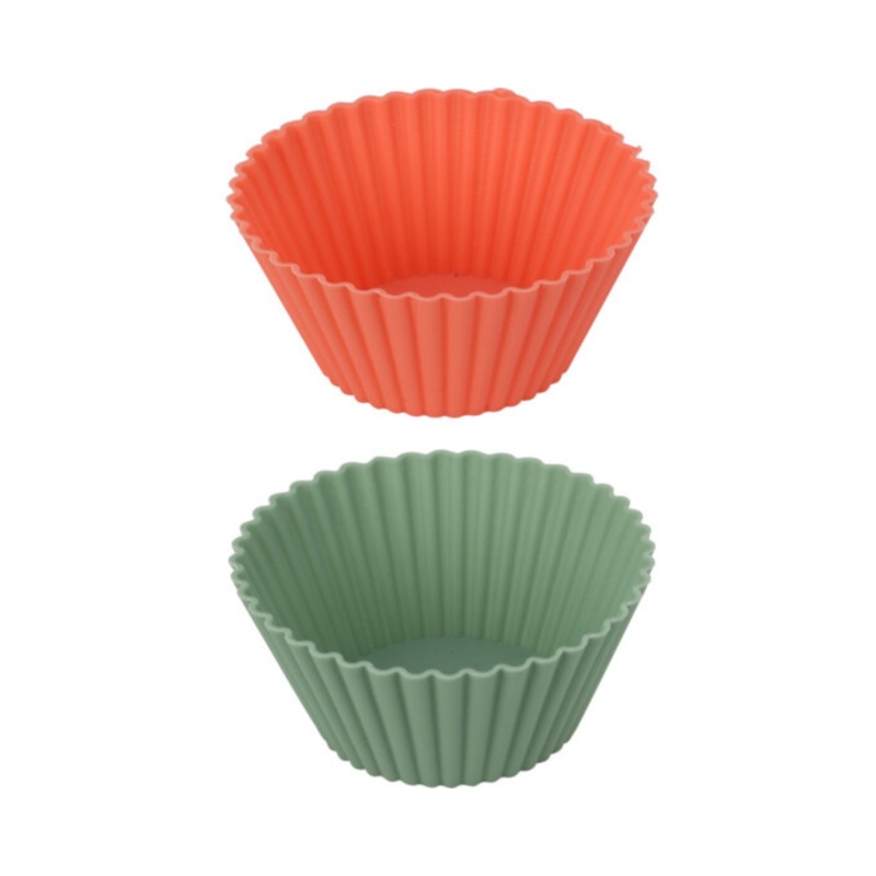 8 Piece Silicone Cupcake Mould Set
