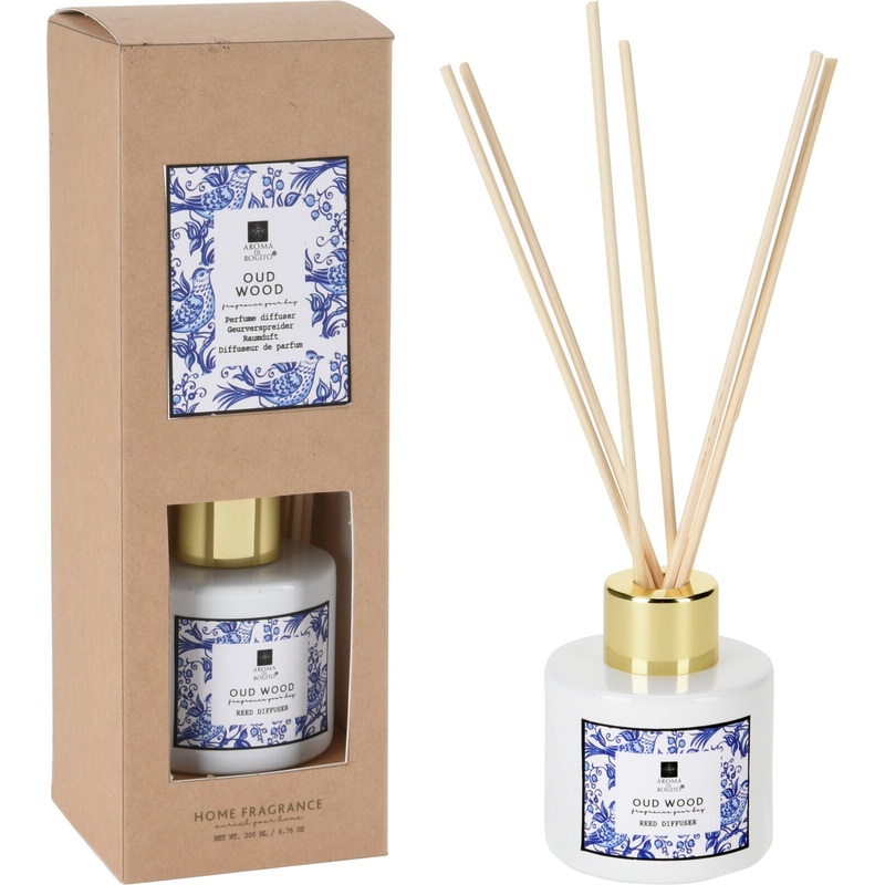 Amber Amalfi Diffuser - Oud Wood