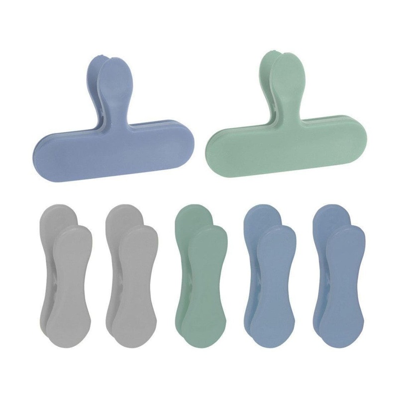 BAG CLIPS SET - 7 Piece