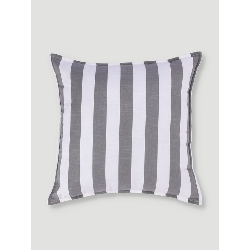 Grey Broad Stripe Scatter Pillow