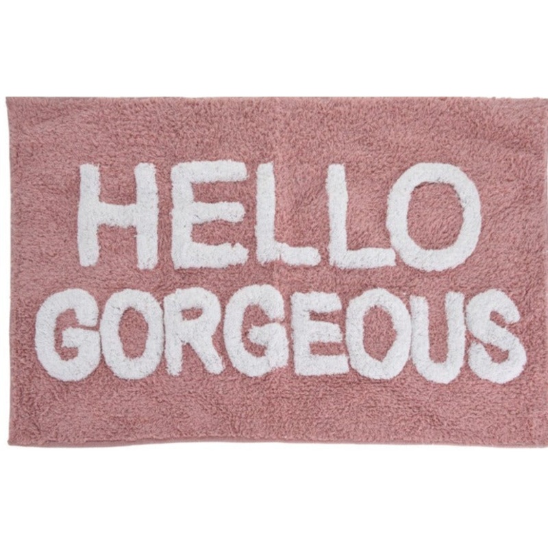 Hello Gorgeous Bathroom Mat