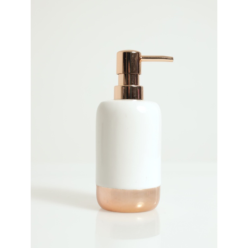 Rose Gold Trim Soap Dispenser