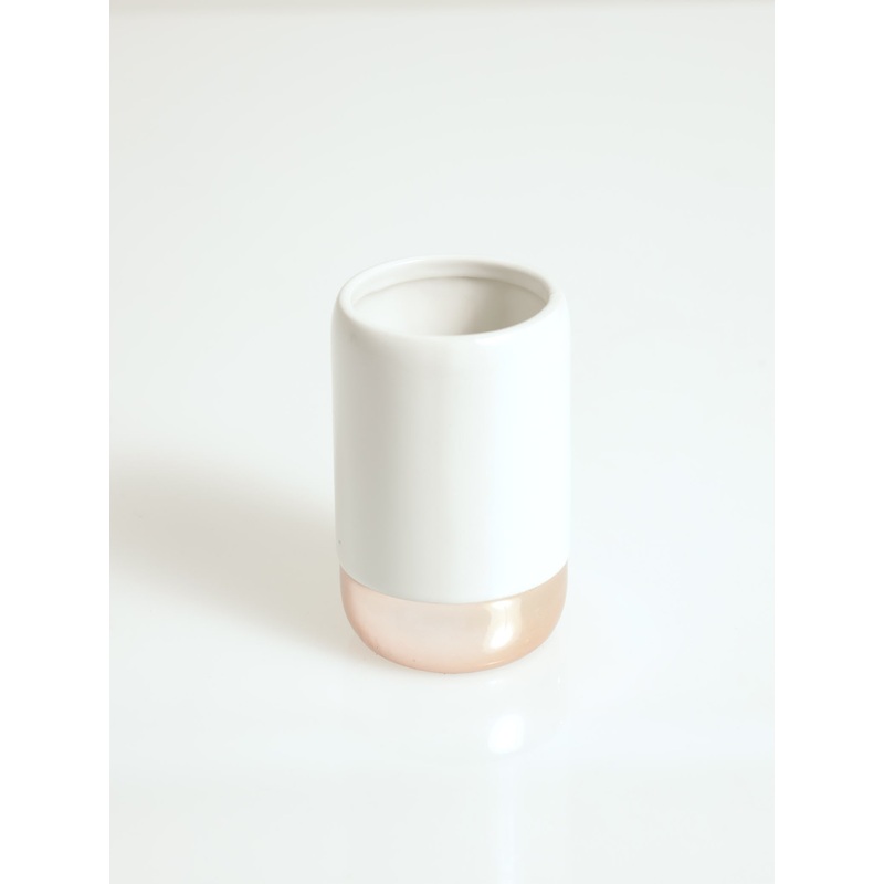 Rose Gold Trim Tumbler