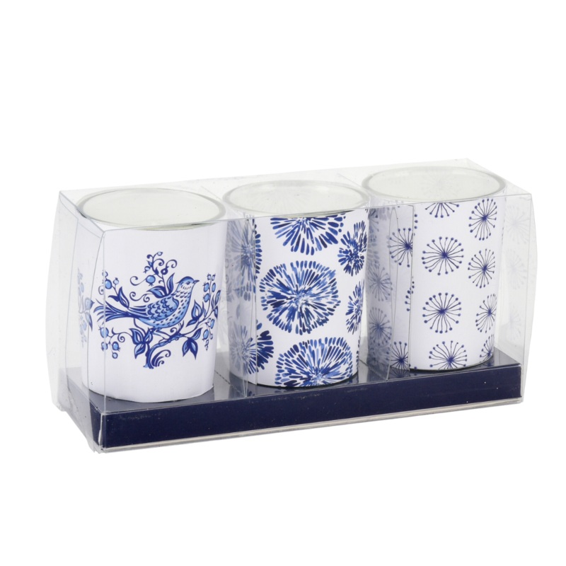 Set Of 3 Oud Candles In Glass