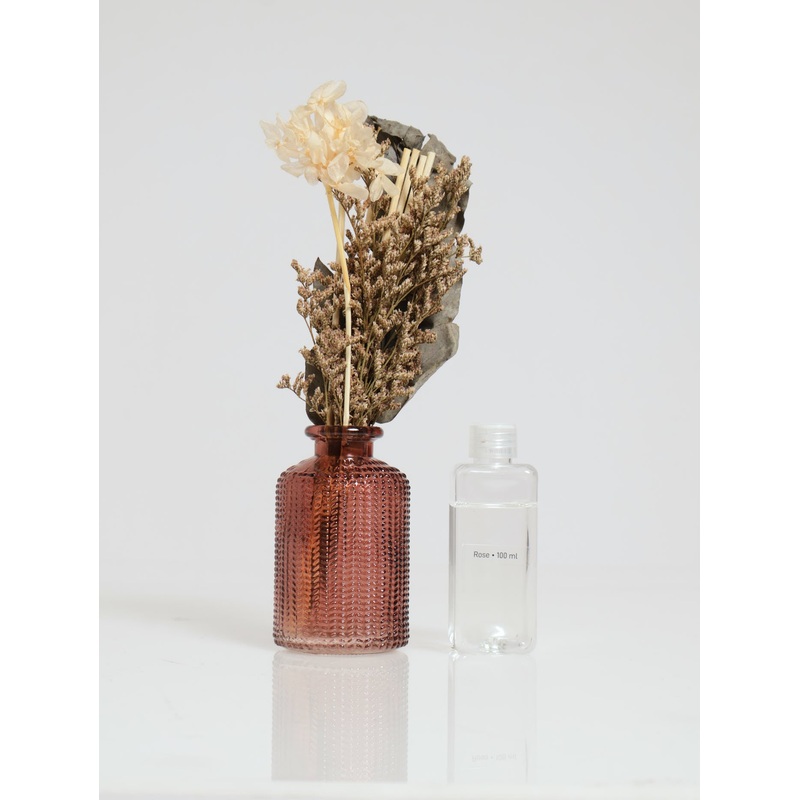 100ml Glass Diffuser With Dried Flowers