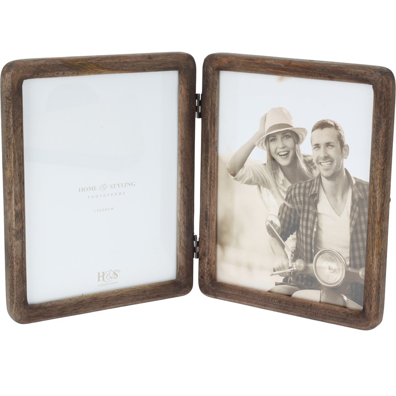 Mango Wood 2 Picture Photo Frame