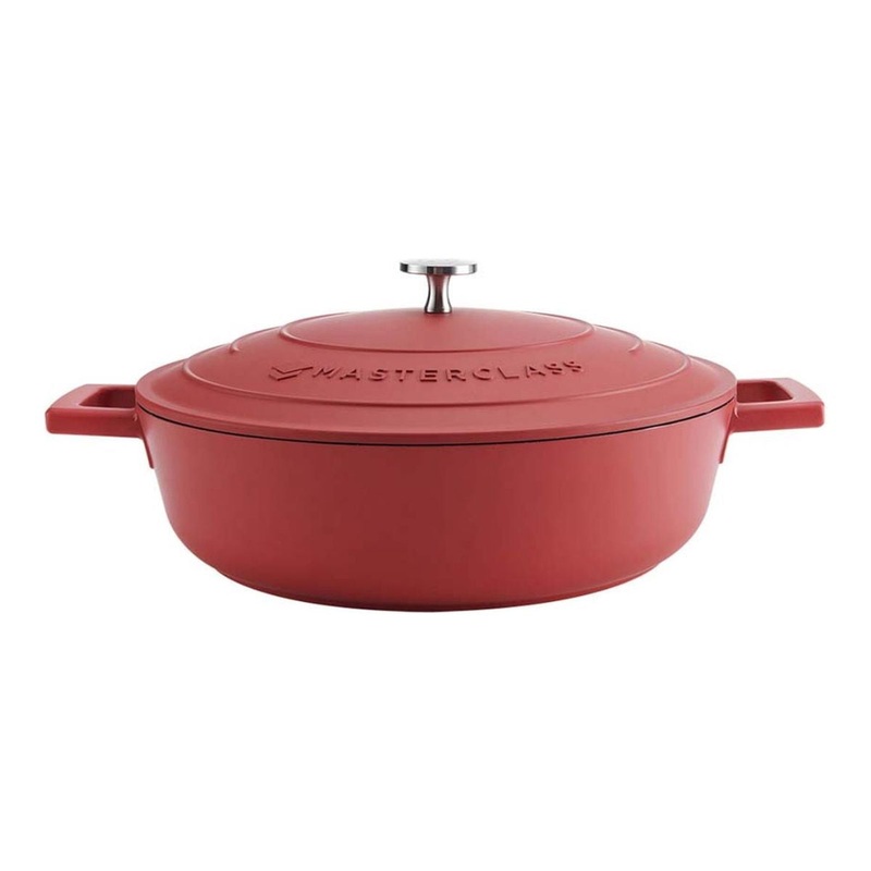 MasterClass 4L Cast Aluminium Shallow Casserole Dish