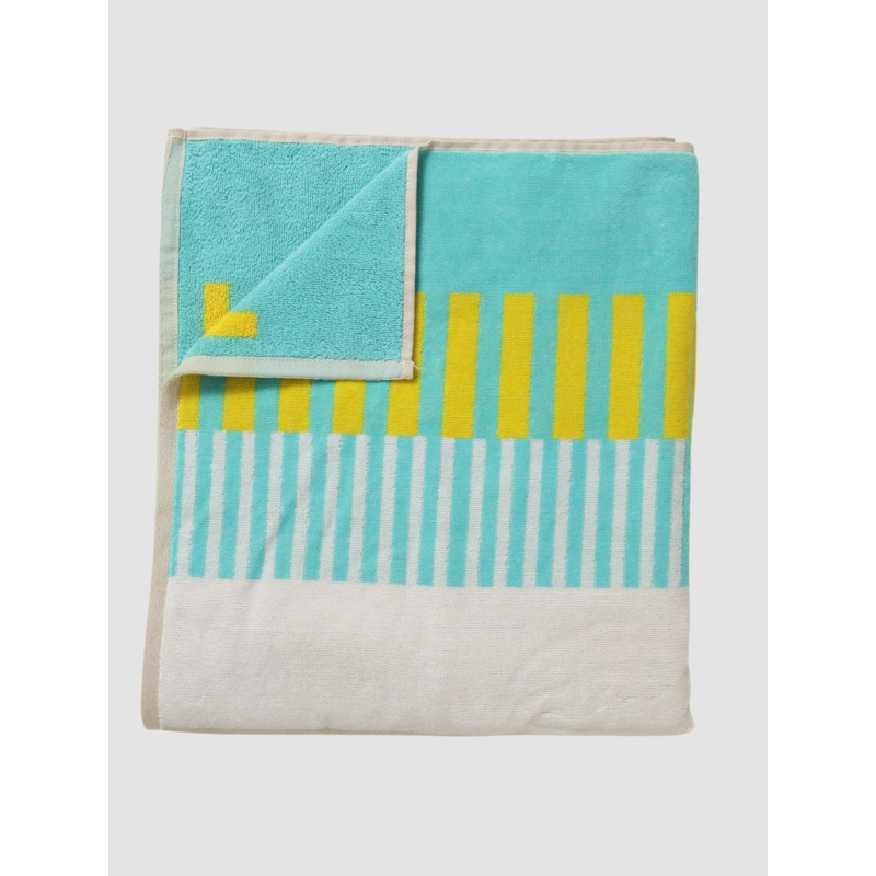 Printed Stripe Beach Towel