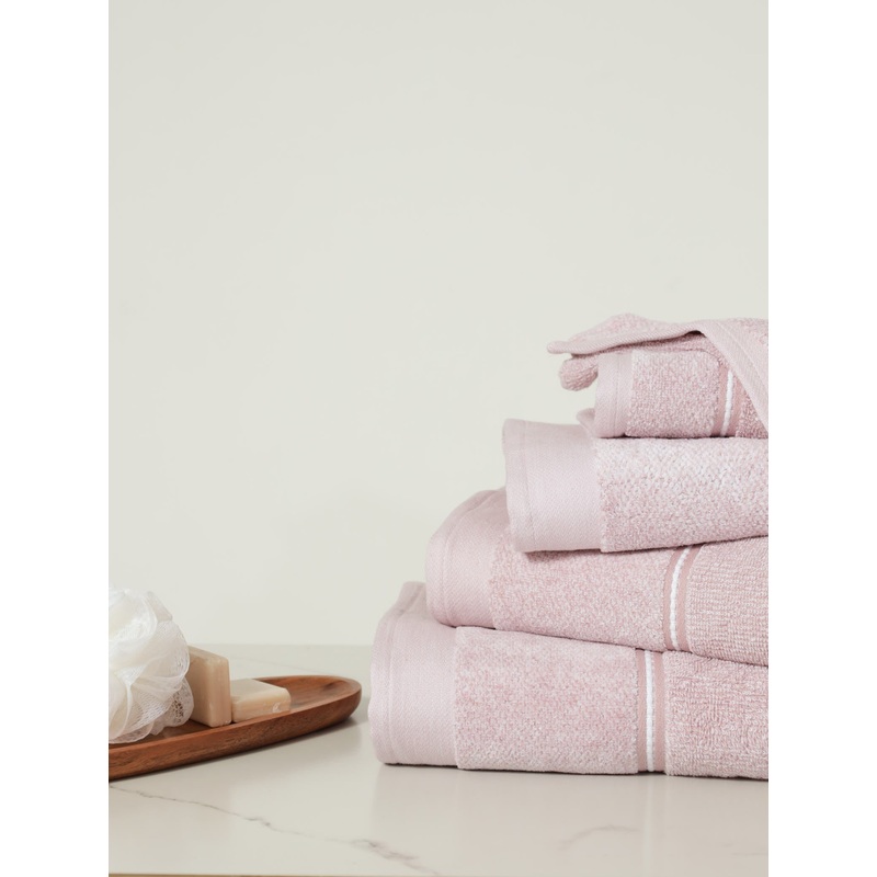 Rose Melange Bath Towels