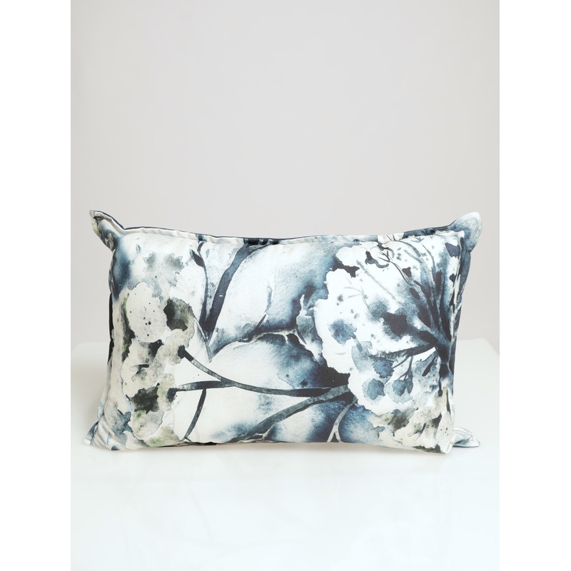 Blue Watercolour Floral Scatter Cushion