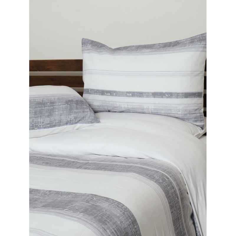 Bronte Charcoal Stripe Duvet