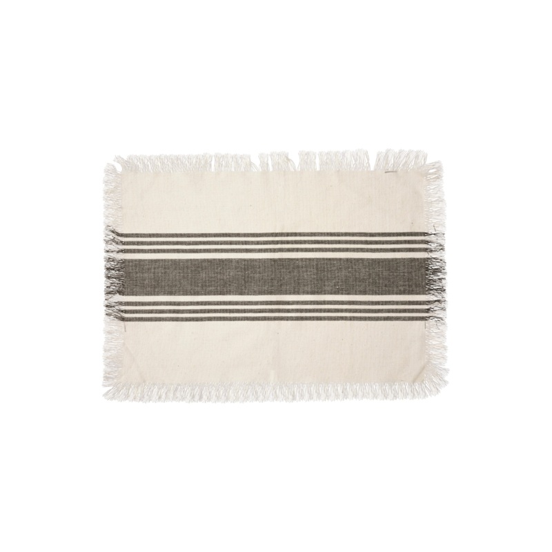 Frayed Cotton Nautical Placemats - Set Of 4