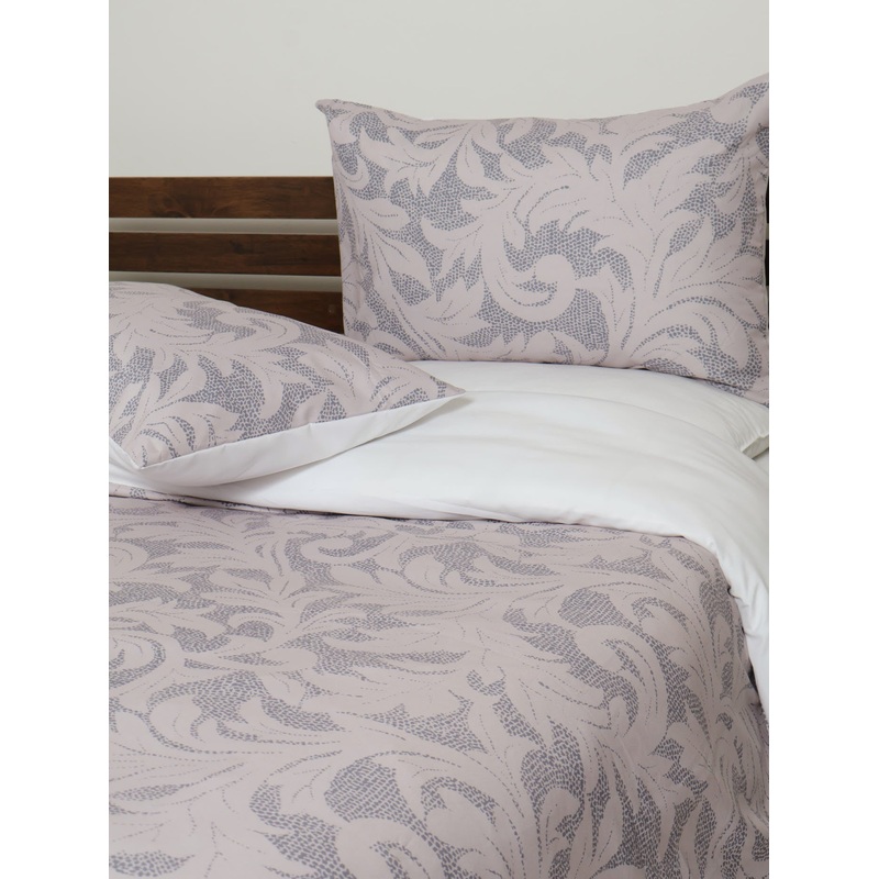 French Scroll Duvet - Stone