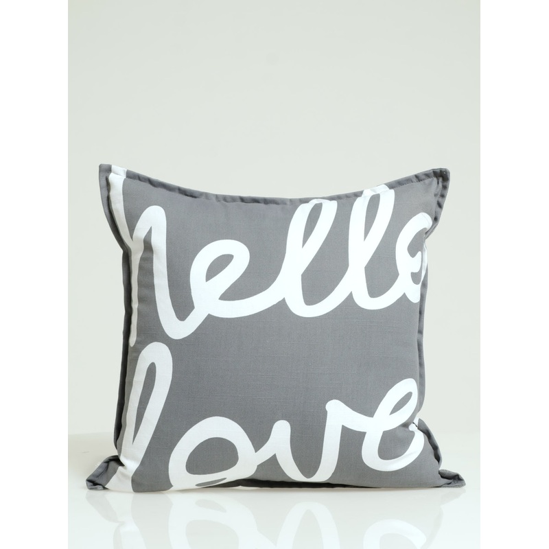 Hello Love Scatter Cushion - Grey