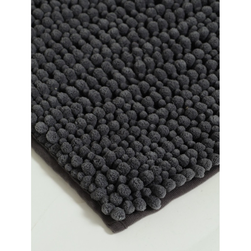 Norfolk Micro-Chenille Bathmat - Charcoal