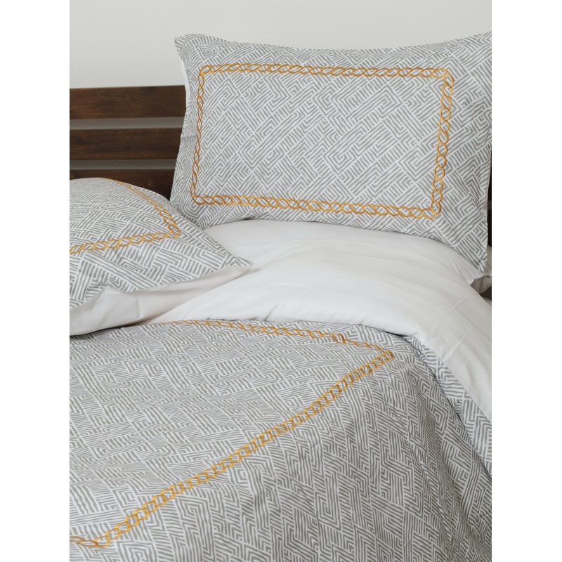 Stoneage Duvet Set - Grey