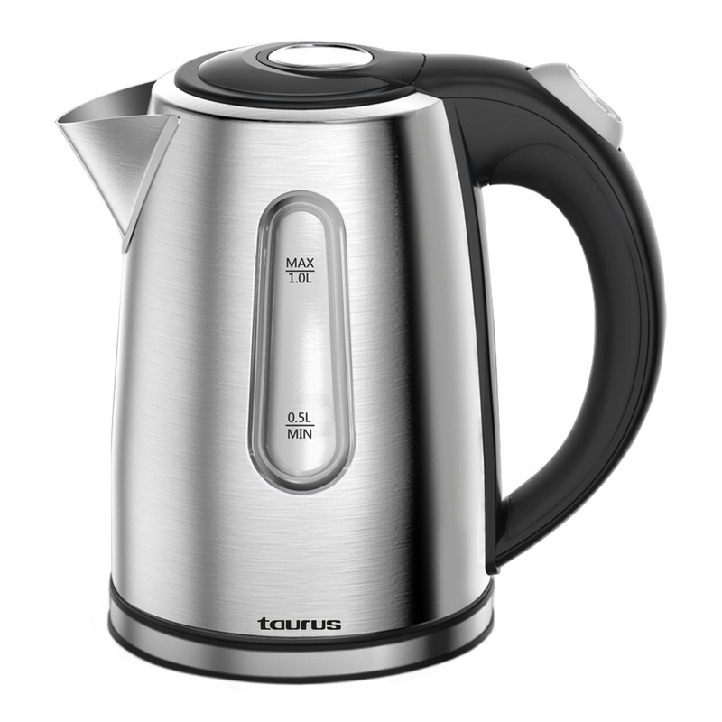 1L 1500W Selene Compact 360 Cordless Brushed Stainless Steel Kettle