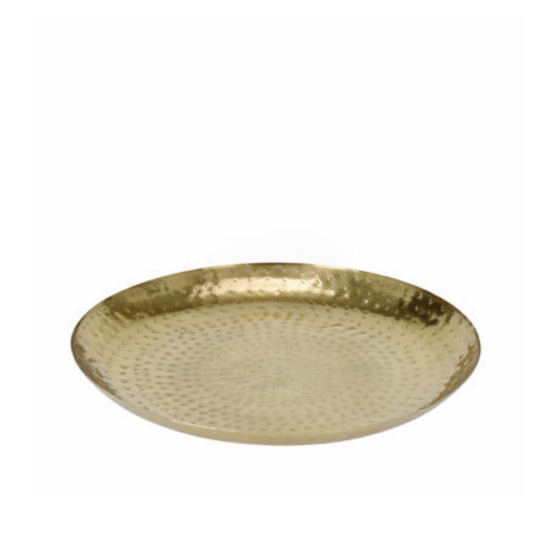 29Cm Hammered Gold Tray