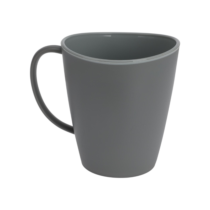 350Ml Duotone Plastic Mug - Grey