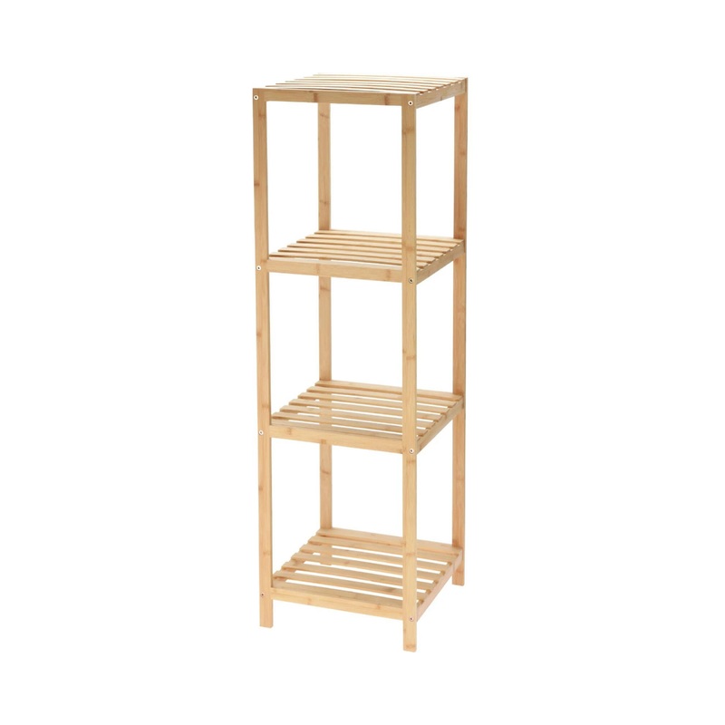 Bamboo Storage Rack - Taupe