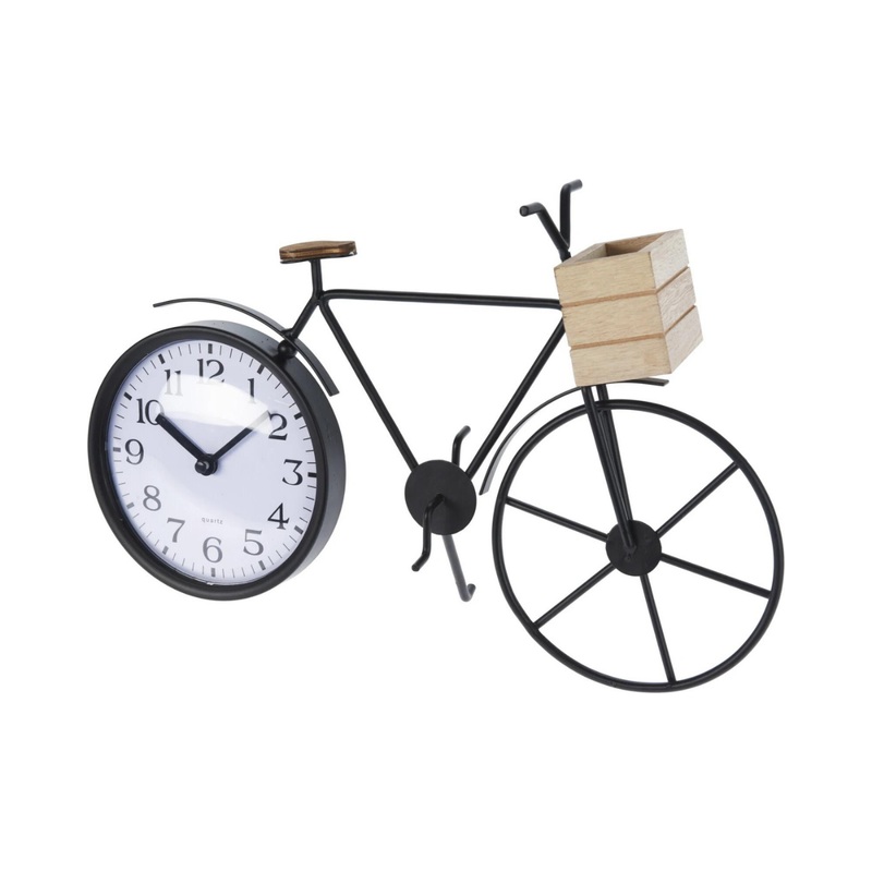 Bike Model Table Clock - Black