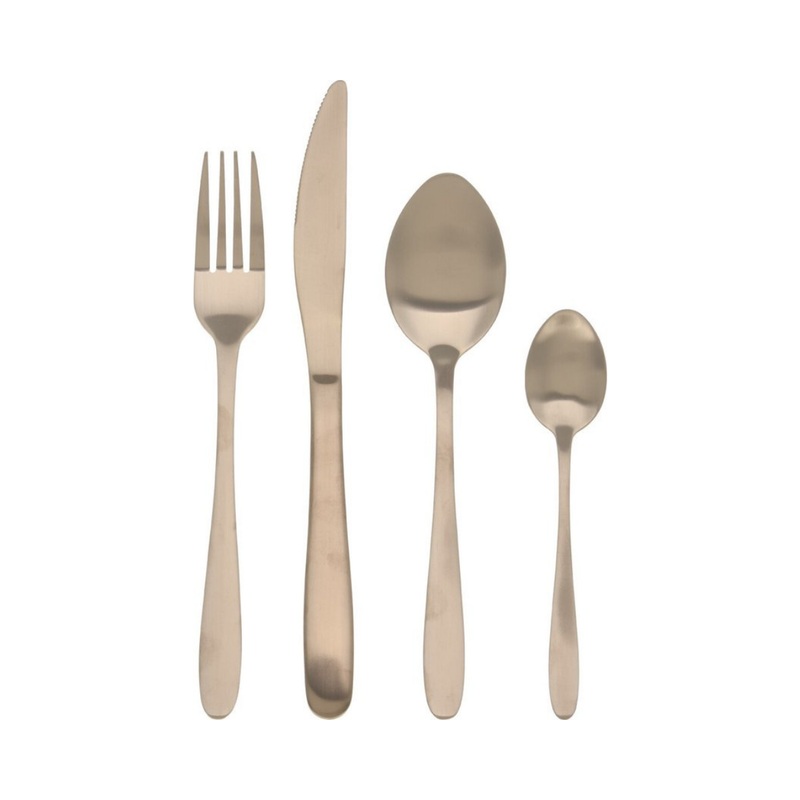 Cutlery Set 16 Pieces - Gold