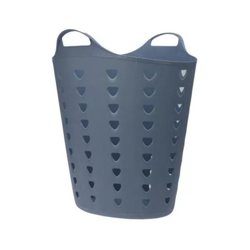 Flexible Laundry Basket With Holes - Blue
