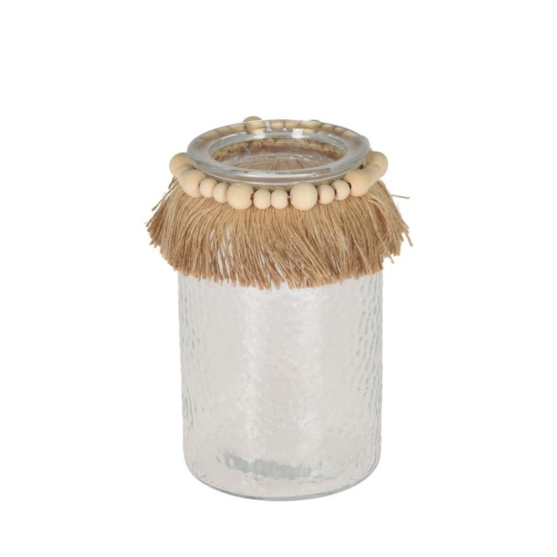 Glass Jar With Reed Edge 181 mm
