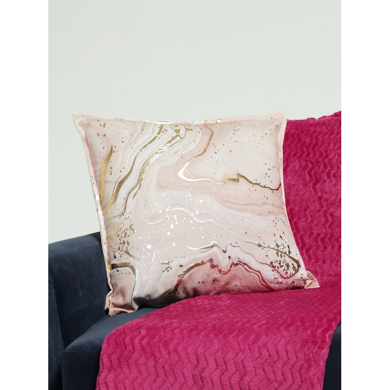 Marble Foil Scatter Cushion - Pink