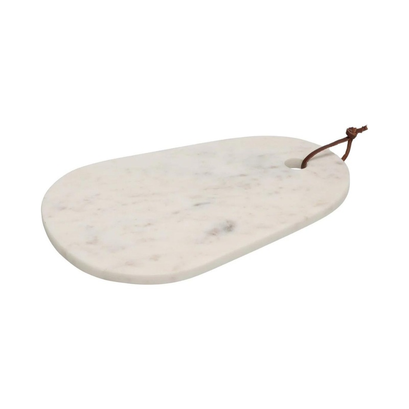 Marmer Oval Cutting Board - White