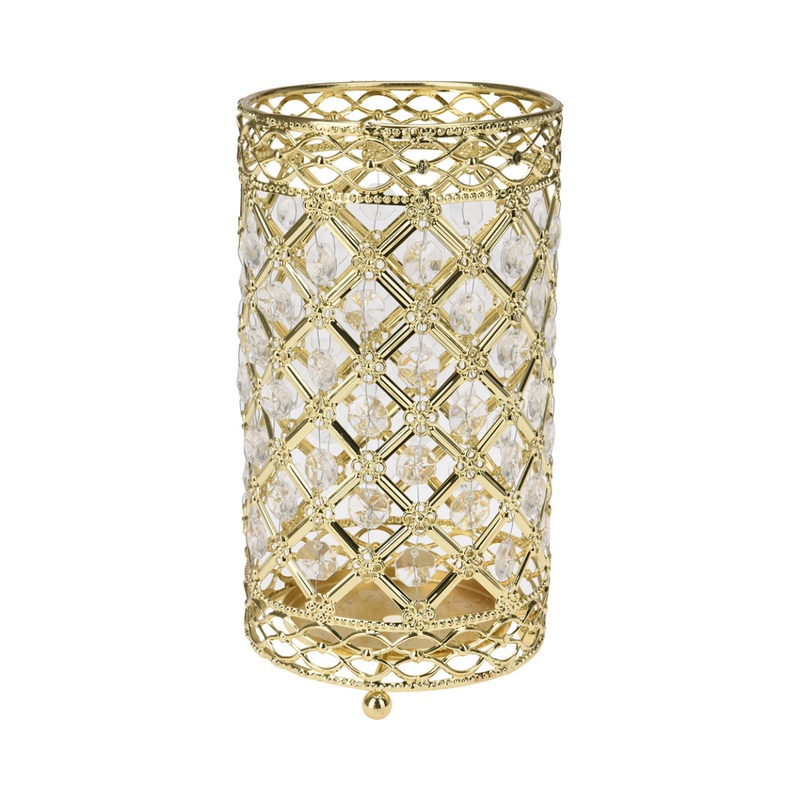 Metal Lantern 11X11X20Cm - Gold