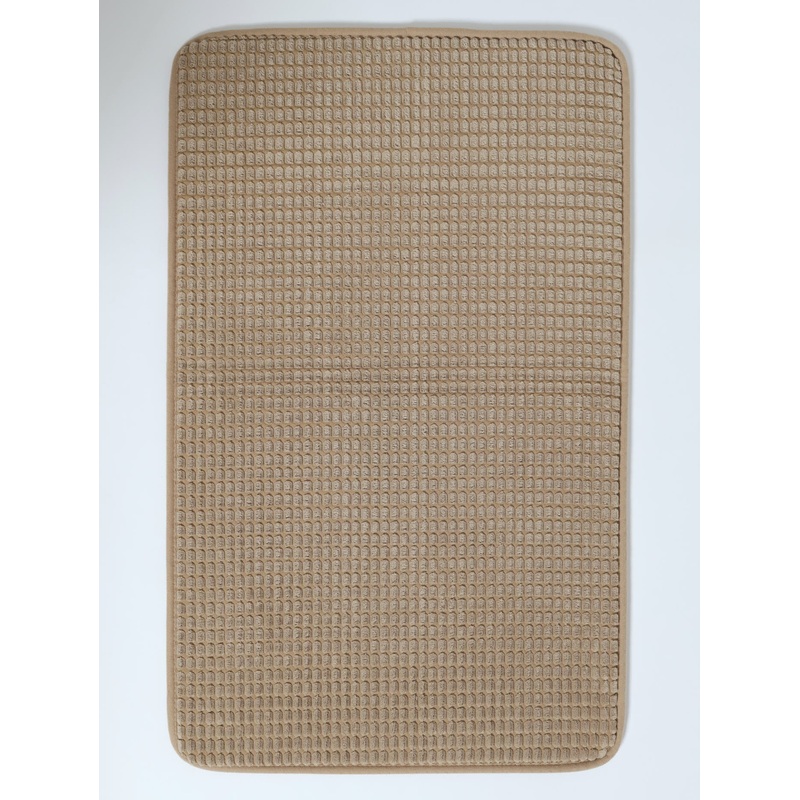 Popcorn Memory Foam Bathmat - Mocha