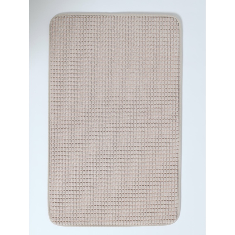 Popcorn Memory Foam Bathmat - Taupe