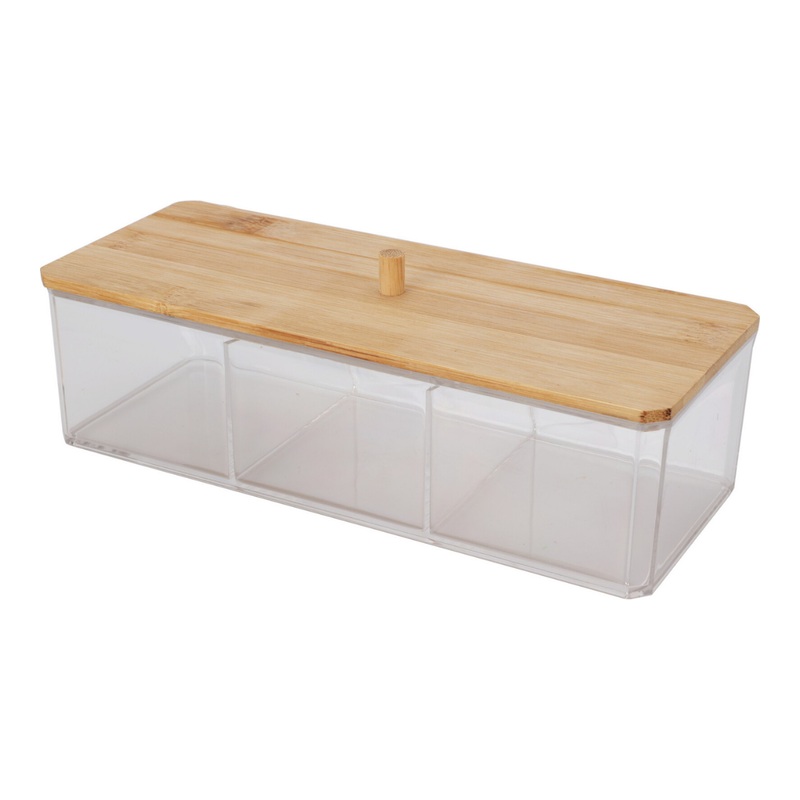 Bamboo Make Up Organizer